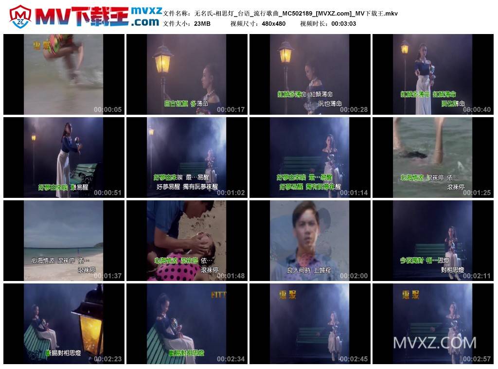 无名氏-相思灯_台语_流行歌曲_MC502189